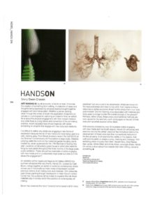 thumbnail of Owen Craven, ‘Hands On’ Artist Profile Magazine Issue 13, 2010 p24